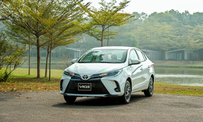 Ngoại thất Toyota Vios 2022 tại Nam Định