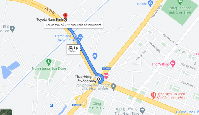 Địa chỉ Toyota Nam Định